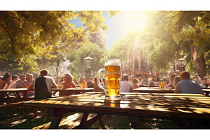 alcohol refreshment beer drink sunny, a Food & Drink Photo by pikepicture