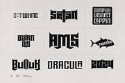 Baldish - Modern Display Gothic, a Blackletter Font by creativemedialab (Thumbnail 5 of 14)