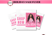Luxury soft Pink hair stylist flyer, a Social Media Template by Foedesigner (Thumbnail 3 of 8)