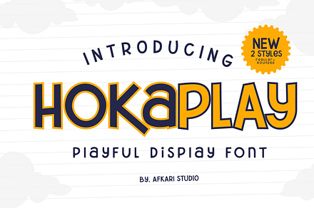 Hokaplay – Playful Display Font