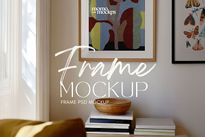 Frame Mockup Interior Gallery Wall