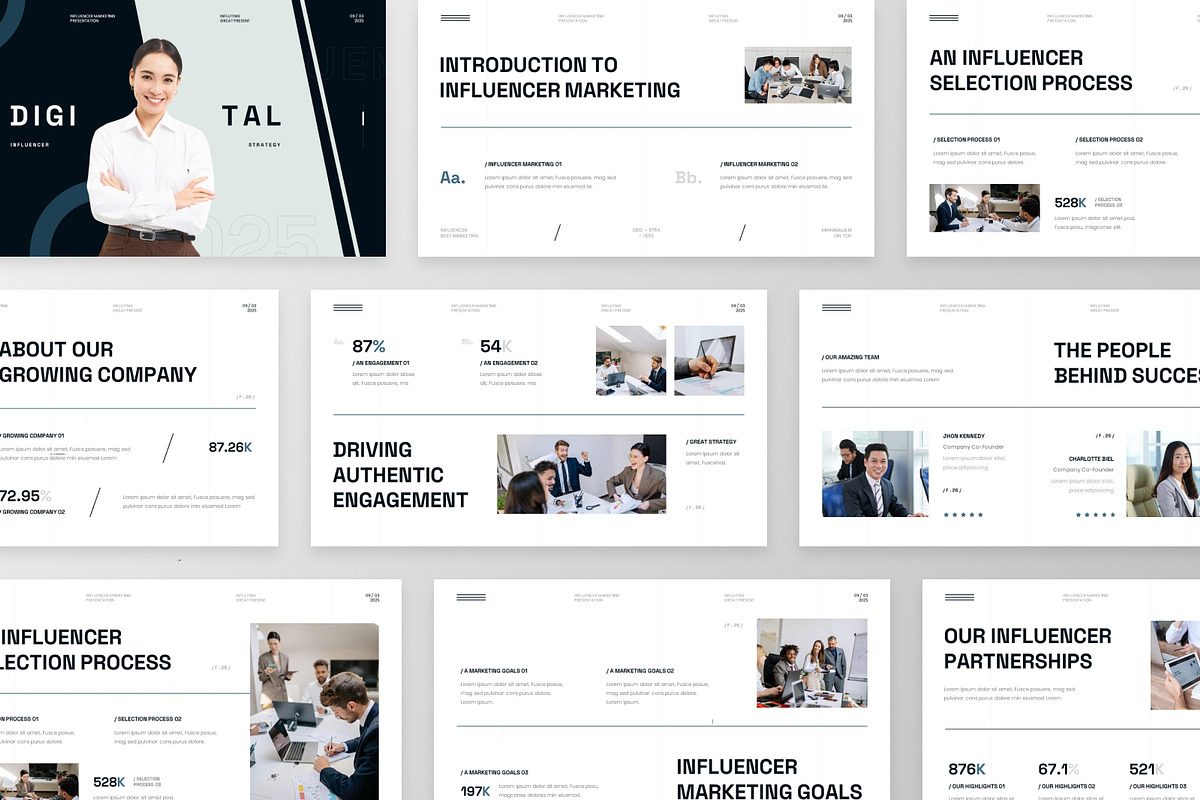 Influencer Marketing Keynote, a Presentation Template by MtvtdArt (Photo 5 of 6)