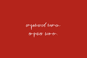 Honeycrisp Script, a Script Font by Beck McCormick (Thumbnail 7 of 10)