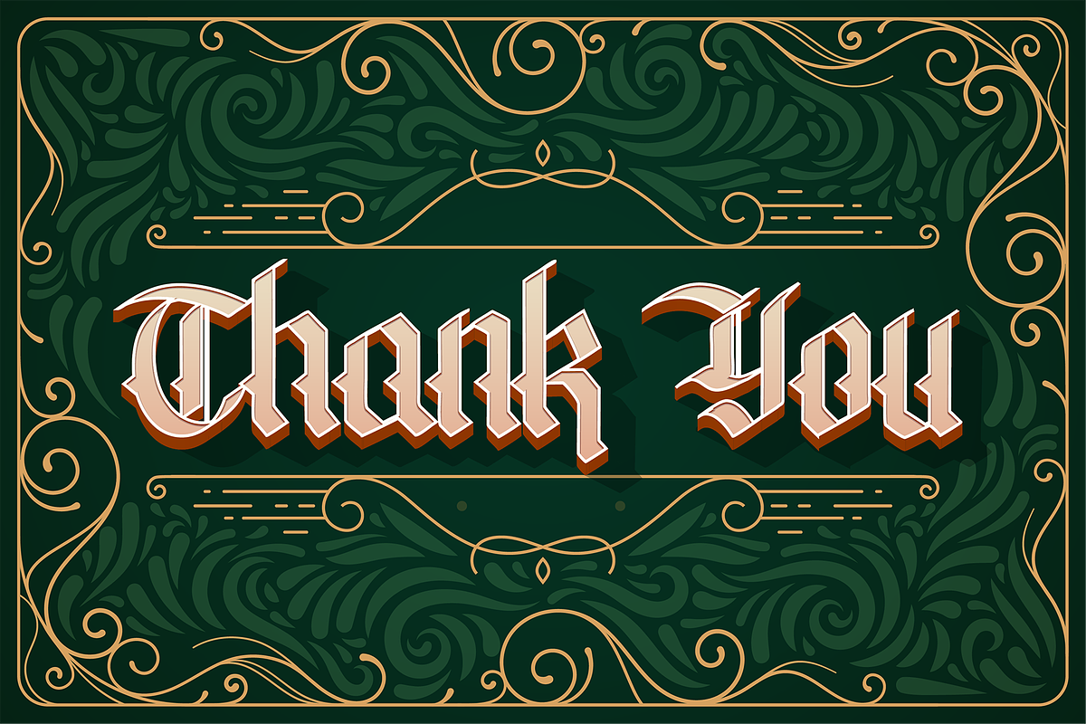 Beyola Blackletter Font, a Blackletter Font by Authentic Studio (Photo 6 of 6)
