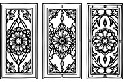 Ornate Stair Riser Designs Pack, an Object Graphic by Designer_Momina (Thumbnail 2 of 5)