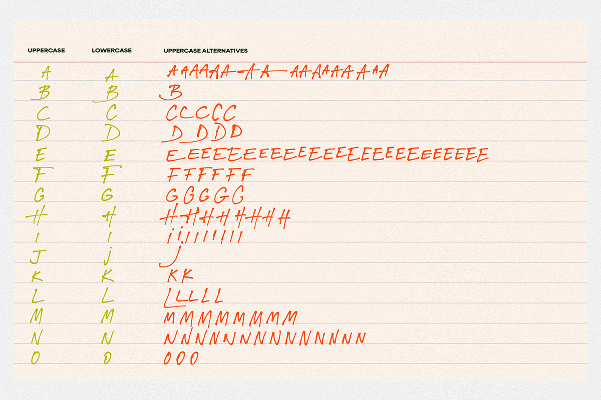 Fashion Experiment // Funky Font, a Handwritten Font by PeachCreme (Photo 11 of 14)