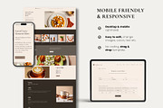 Restaurant, Cafe Wix Website, a Wix Template by Sky Dore Design (Thumbnail 7 of 13)