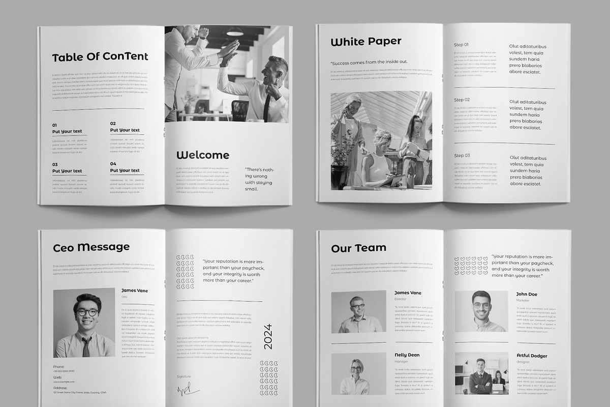 White Paper Layout, a Brochure Template by ContestDesign (Photo 2 of 4)