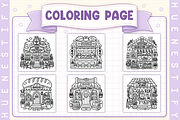 Cozy Places Coloring Book, a Decorative Illustration by HueNestify (Thumbnail 2 of 4)