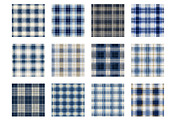 Blue Tartan Patterns, a Texture Illustration by Designworld (Thumbnail 2 of 6)