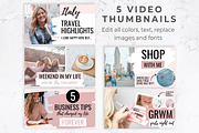 Youtube Channel Kit for Canva, a Social Media Template by Thirty One Palms Studio (Thumbnail 4 of 7)