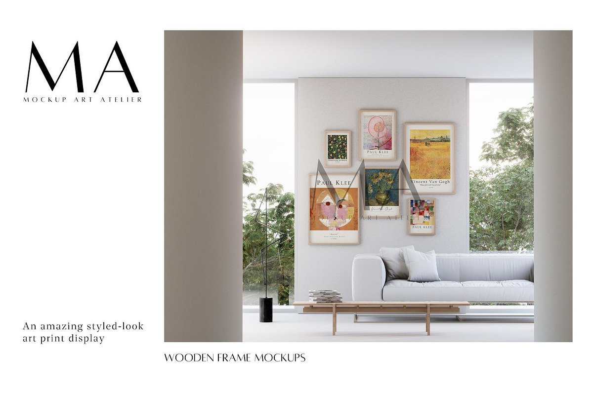 Modern Interior Frame Mockup Bundle, a Household Mockup by Mockup Art Atelier (Photo 6 of 33)