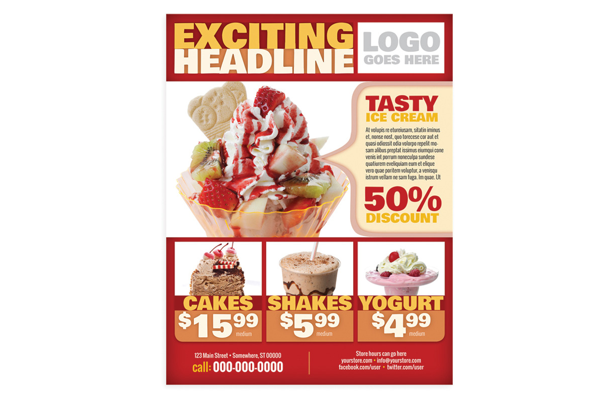 Restaurant Multipurpose Flyer or Ad, a Flyer Template by MitchLinhardt (Photo 2 of 2)