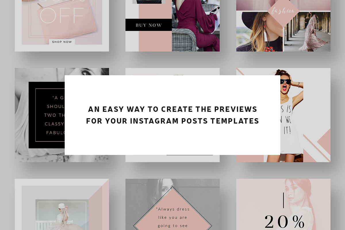 Instagram Post Mockups, a Product Mockup by Cooledition (Photo 2 of 16)