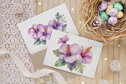 Blue flower. Watercolor clipart, a Decorative Illustration by ElenazlataArt (Thumbnail 10 of 16)