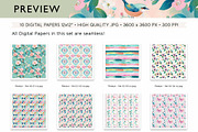 Charming Spring Digital Paper Set, a Pattern Graphic by Maishop (Thumbnail 4 of 4)