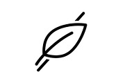Minimal Abstract Leaves Line Art, an Illustration by musafir_fashion (Thumbnail 4 of 11)