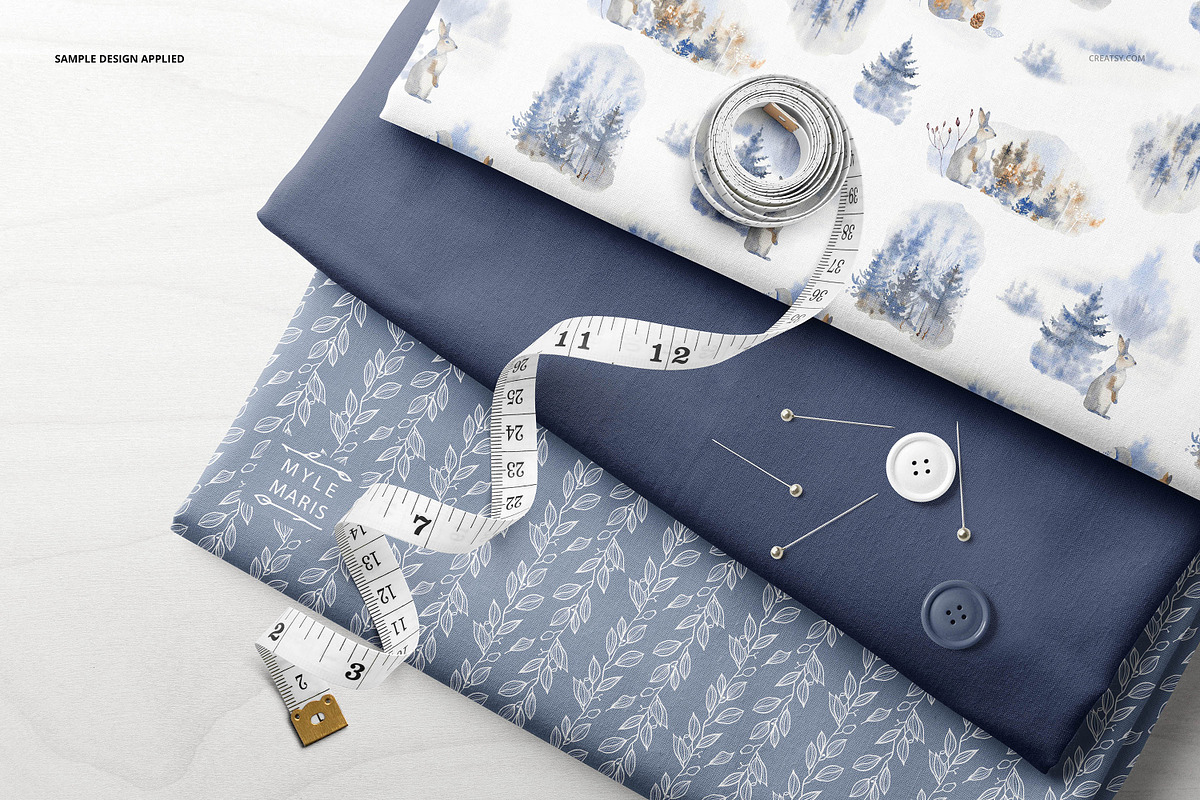 Folded Fabrics Mockup 39/FF v.6, a Product Mockup by creatsy5 (Photo 7 of 10)