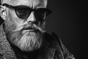 Distinguished man with grey beard, a Person Photo by MistyDay