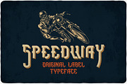 Speedway Typeface, a Font by VozzyStock (Thumbnail 1 of 5)