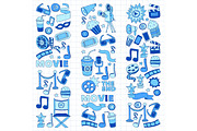 It's movie time! On notebook paper, a Texture Illustration by Art Loft (Thumbnail 11 of 16)