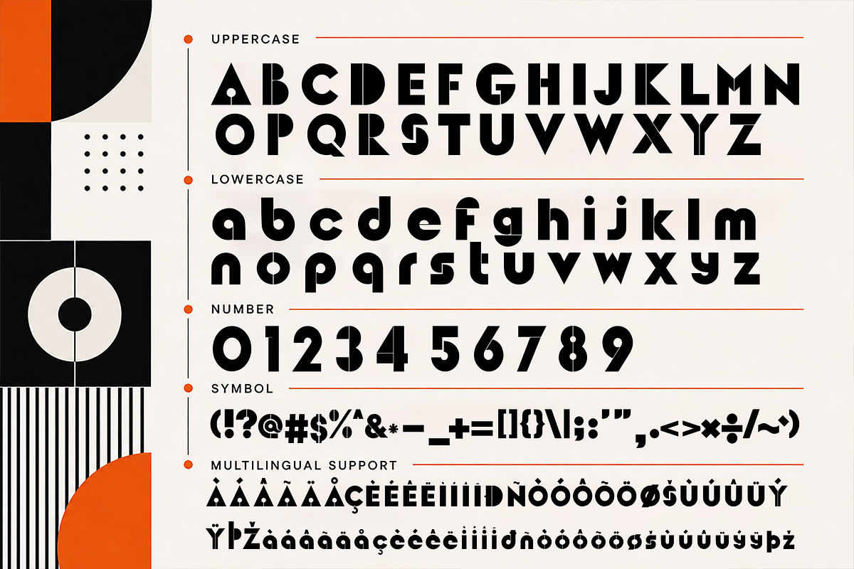 Forma Haus - Bold Geometric Display, a Sans Serif Font by overlaytemplates (Photo 5 of 5)