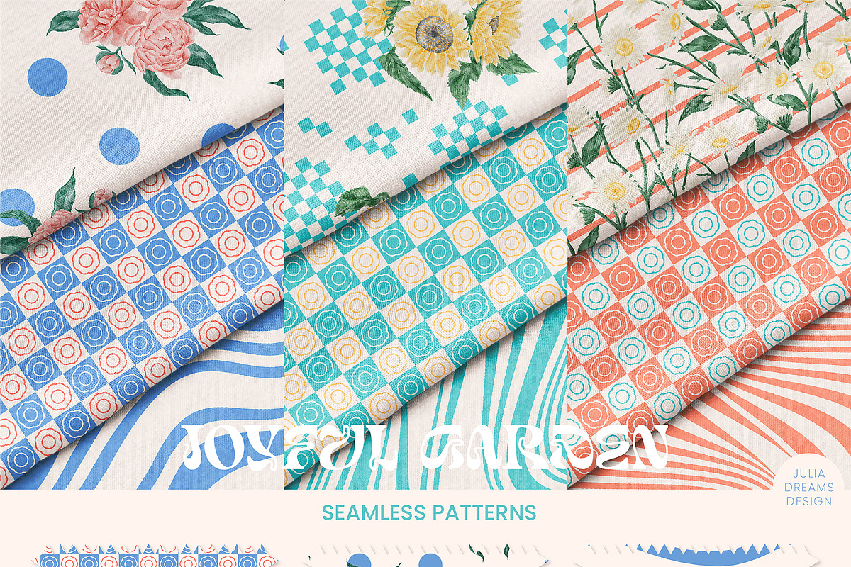 Joyful Garden Collection, a Texture Illustration by Julia Dreams (Photo 4 of 6)