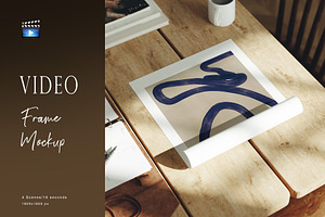 Animated Flat lay Mockup Video