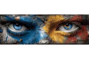 Highlight the varied street art, a Background Photo by ZinetroN