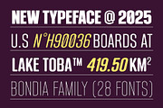 Bondia - Condensed Family, a Sans Serif Font by Arterfak Project (Thumbnail 7 of 15)