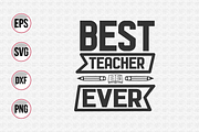 Teacher typographic quotes design., a Graphic by Uniquesvg99 (Thumbnail 12 of 21)