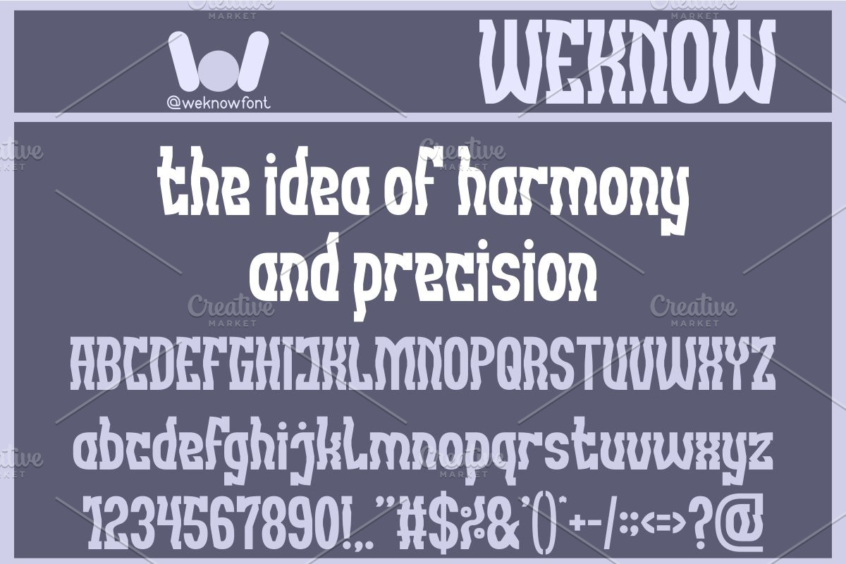 Tuning Fork font, a Font by weknow (Photo 3 of 8)