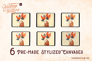 Vintage Texture Procreate Brush Kit, a Brush Add-On by The Pigeon Letters (Thumbnail 8 of 9)
