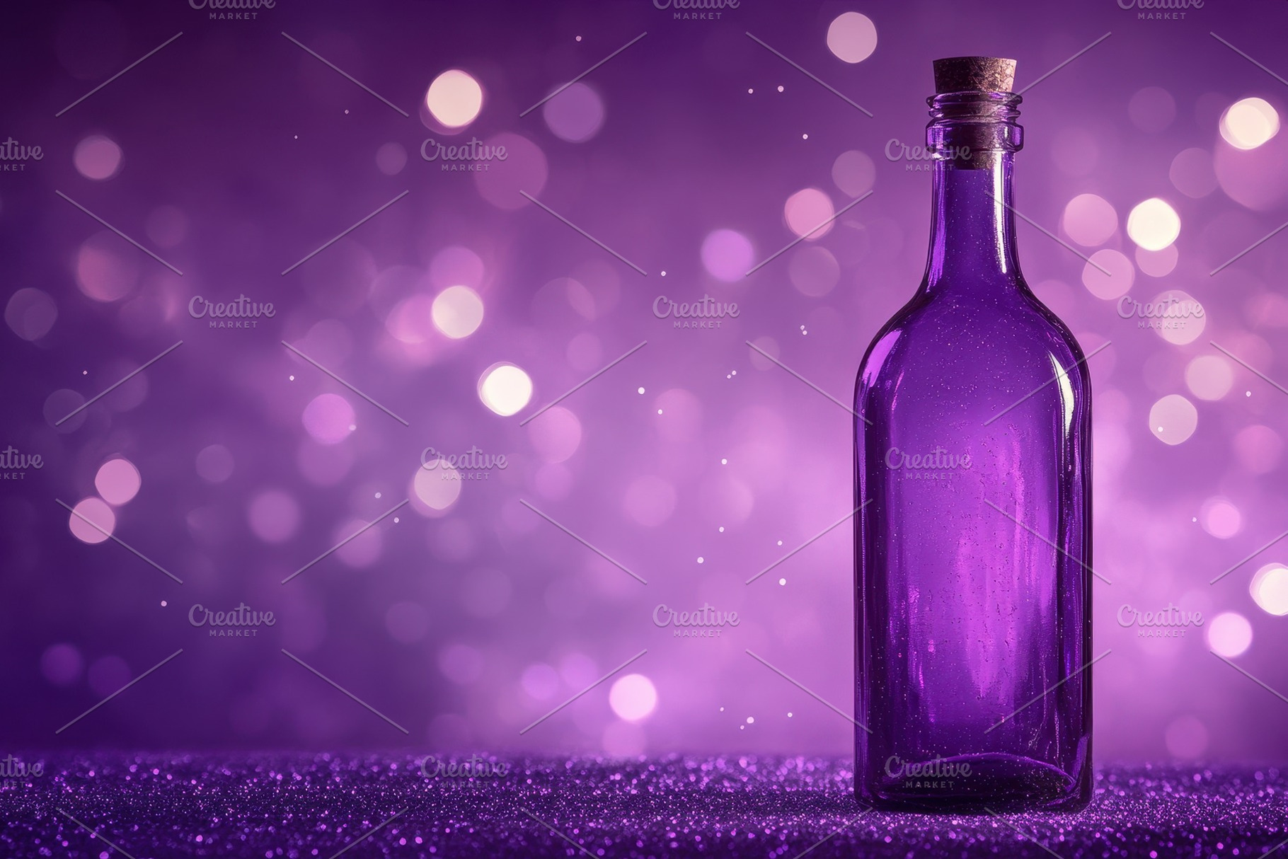 Purple glass bottle stands out again, a Photo by Iftikhar Alam