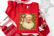 Vintage Santa with Leopard, Christma, an Illustration by Libby Wishes (Thumbnail 4 of 8)