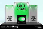 Booth Exhibition Mockup, a Mockup by graphicook (Thumbnail 1 of 4)