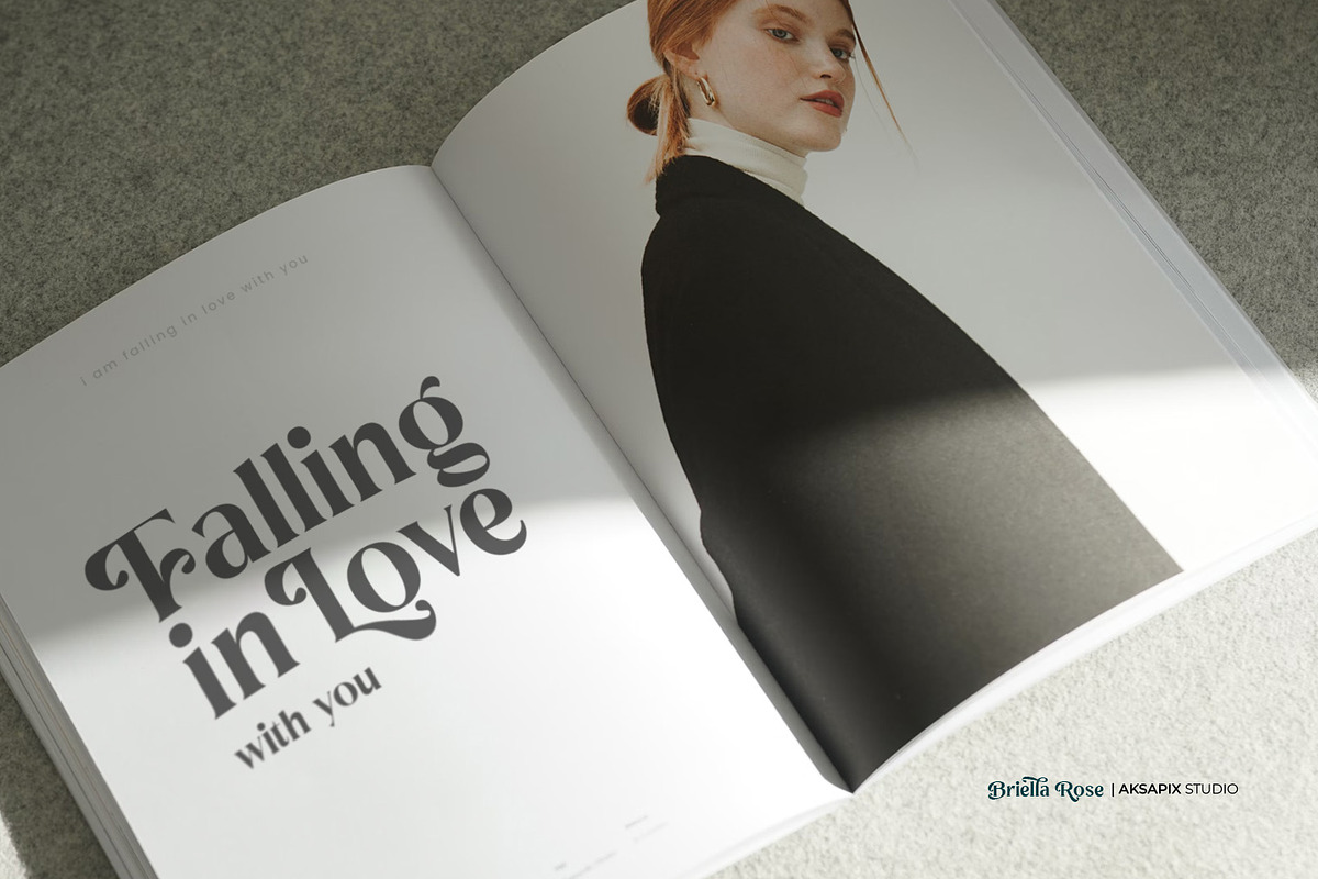 Briella Rose - Elegant Display Serif, a Serif Font by Aksapix Studio (Photo 9 of 12)