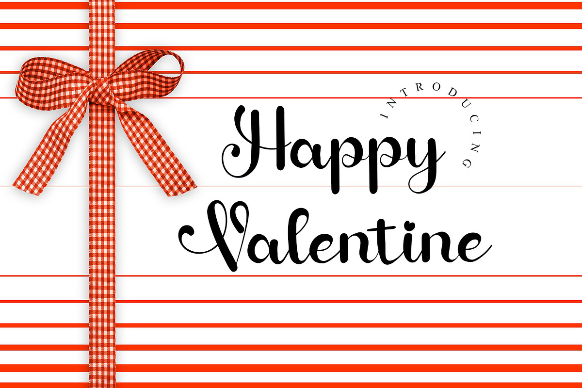 Yellow Valentine, a Script Font by Gia Letter (Photo 2 of 6)