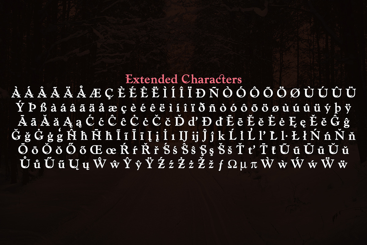 Enchant Font & Extras, a Serif Font by Design 265 (Photo 3 of 5)