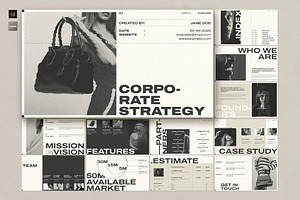 Strategy Presentation Template, a Presentation Template by E-Type
