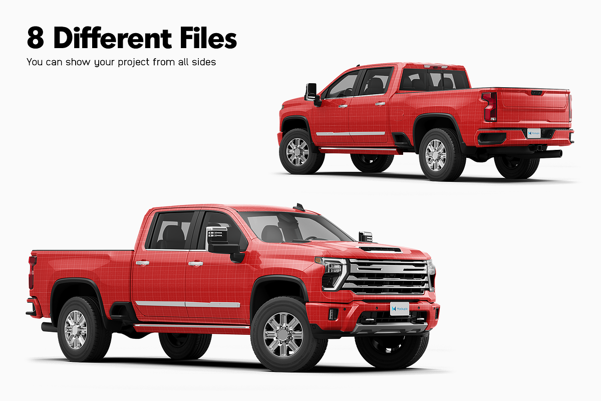 Pickup Truck Mockup 17, a Product Mockup by Mockupix (Photo 7 of 12)