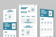 Wireframe Website Structure Design, a Wireframe Template by MightyDesign (Thumbnail 1 of 10)