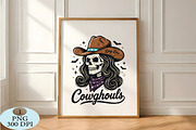 Long Live Cowghouls Skeleton Cowgirl, a Seasonal Illustration by Daily.Designs (Thumbnail 5 of 5)