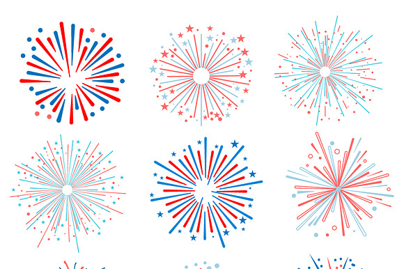 Fireworks Vector Illustration