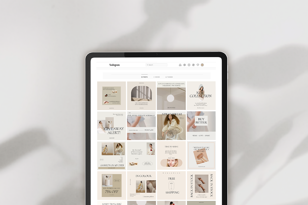 Miri Social Media Pack Canva PS, a Social Media Template by Kimo Studio (Photo 8 of 12)