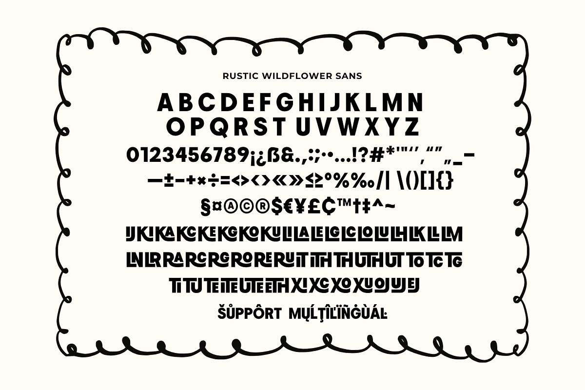 Rustic Wildflower - Playful Font Duo, a Sans Serif Font by Ainun Jinan (Photo 10 of 11)