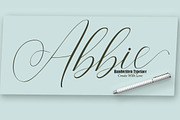 Abbie Script, a Script Font by josstype (Thumbnail 1 of 7)