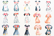 Valentine's Day Dogs Clipart PNG, an Animal Illustration by SugarCloudStudioArt (Thumbnail 8 of 10)