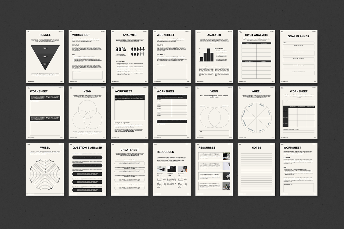 Bold Editorial Ebook & Workbook, a Marketing Template by thebusinessoutfit (Photo 3 of 8)