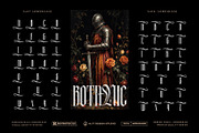 Makyos Gothic Typeface, a Blackletter Font by alit design (Thumbnail 12 of 17)